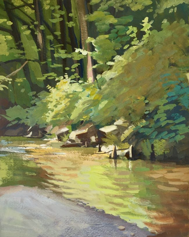 Murg – Gouache on Paper, 25x30cm, 2020