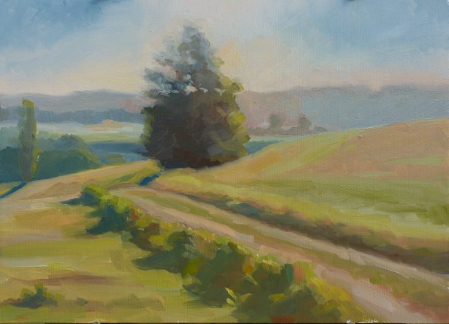 Morning Light – Oil on Panel, 25x18cm, 2020