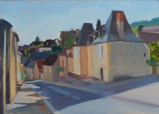 Montignac – Oil on Panel, 25x18cm, 2020