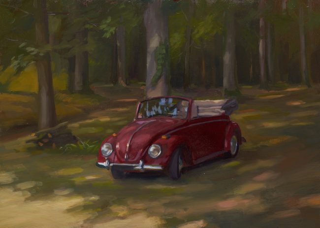 Coccinelle – Oil on Panel, 35x25cm, 2020