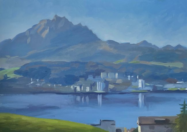 Pilatus – Oil on Panel, 25x18cm, 2020