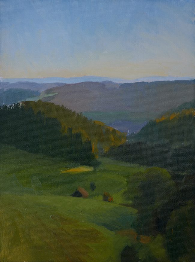 Sitzberg – Oil on Canvas, 20x24cm, 2022