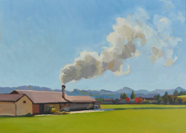 Graströchni – Oil on Panel, 30×21.5cm, 2022