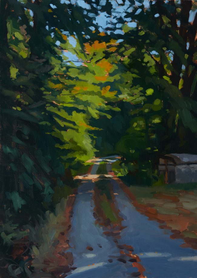 Schlattwald – Oil on Panel, 35x25cm, 2023